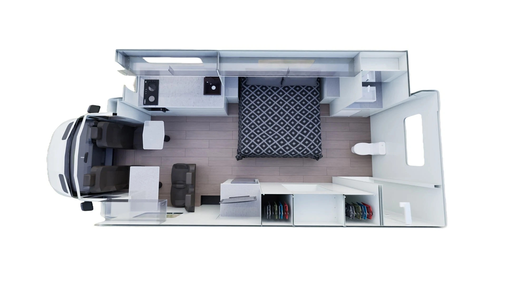 7.9m MOTORHOME FLOORPLAN