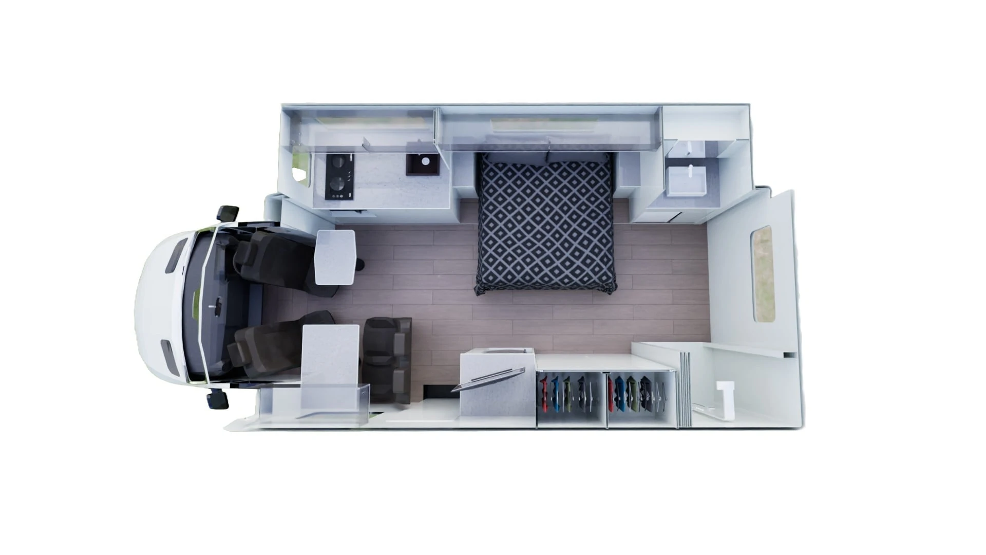 7.2m MOTORHOME FLOORPLAN